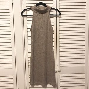 Turtleneck Midi Dress